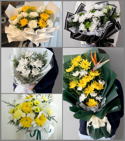 广东梅州市平远县石正镇上丰村白事花束代送